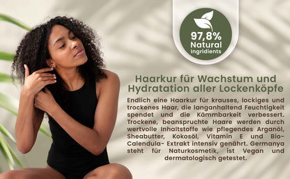 2-in-1 Shampoo + Conditioner mit Arganöl, Rizinusöl und Aloe Vera 250ml